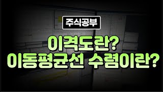 이격도란? 이동평균선 수렴이란?