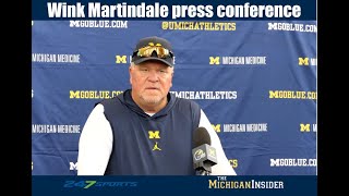 Michigan DC Wink Martindale: Wolverines' expectation is \