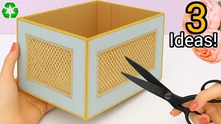 3 Stylish Home Decor Ideas Made from Cardboard /Waste Materials Craft Ideas#2025