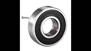 6001 2Rs Ball Bearings,Double Shielded Miniature Deep Groove 8mm Skateboard Ball Bearings