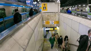 新橋駅構内 • 山手線散策 • 東京探訪 • 4K