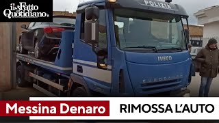 Messina Denaro, la polizia rimuove l'auto del boss