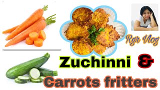 How to make Zuchinni Carrots Fritters/ Appetizer  איך מכינים לביבות גזר של זוכיני