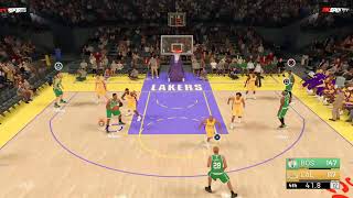 NBAK19 Custom MyLeague - 08 Celtics @ 04 Lakers - No audio