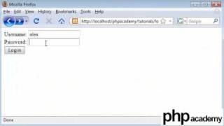 PHP Tutorials: Register & Login: User login (Part 2)