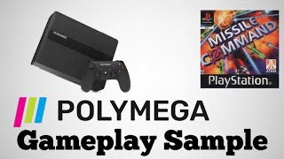 Polymega Ps1 Missile Command Gameplay
