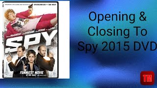 Opening \u0026 Closing To Spy 2015 DVD