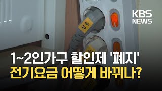 전기 적게 쓰는 가구 ‘4천 원 할인’ 단계적 폐지 / KBS