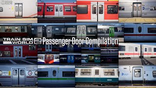 Train Sim World 2 Passenger Door Open/Close Sound Compilation - Outside/Inside - As of July 2021