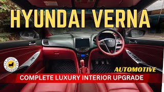 Hyundai Verna Luxury Interior Modification | Hyundai Verna  Exclusive customized Interior Orchis