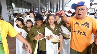 よさこい祭り高知駅前演舞場（２日目）インタビュー　結ｓｉｎー笑縁福来ー