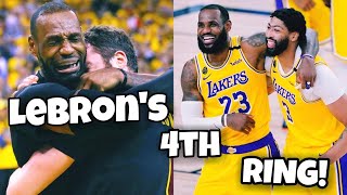 Lebron James Wins 4th Ring! NBA Finals 2020