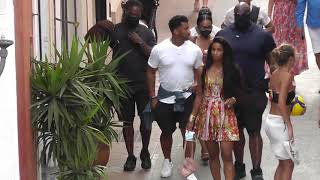 Ciara and Russell Wilson in Capri (Italy) to celebrate their wedding anniversary - VIDEO EXCLUSIVE