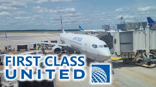 REVIEW: United FIRST CLASS on 737