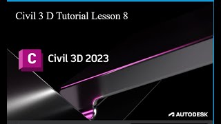 Civil 3 D 2023 Tutorial Lesson  8Create an intersection