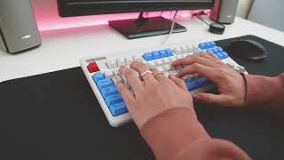 Realforce 87U 55g Topre Typing Sounds (lubed/silenced)