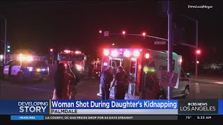 Woman shot in face while trying to prevent daughter's kidnapping in Palmdale