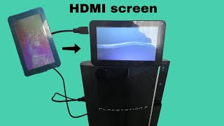 Turn old android tablet into a portable monitor