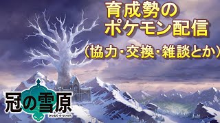 【ポケットモンスターソード・シールド】育成勢のポケモン配信！(交換・ダイマアドベンチャー・雑談etc)【冠の雪原/エキスパンションパス】