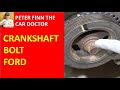 How to open crankshaft pulley BOLT Ford Duratec HE (Mondeo, Focus) / Mazda LF. Years 2002 to 2022