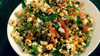 Popcorn Bhel | Popcorn Chat | Quick Evening Snack Recipes