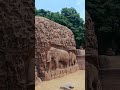 #The Descent Of Ganges & Arjuna's penance#Stone curved sculpture#Mahabalipuram