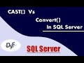 Cast() Vs Convert() Function In SQL Server | #db, #database ,#sql ,#sqlserver