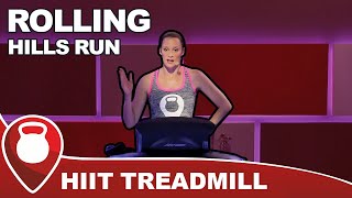 30 Min Rolling Hills Run | HIIT Treadmill Class | Fitscope Studio