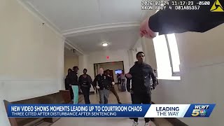 Video shows chaos inside Hamilton County courthouse after suspect takes plea deal