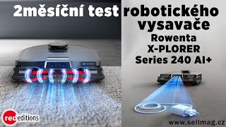 2měsíční test a prezentace robotického vysavače Rowenta X-PLORER S240 AI+ RR9695WH