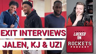 Houston Rockets 2022 Exit Interviews: Jalen Green, KJ Martin & Usman Garuba