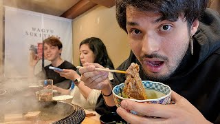 Eating a Succulent Japanese Meal