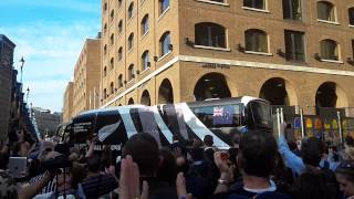 All Blacks bus in London for the Rugby World Cup 2015
