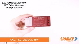 SAL PLUTOEGL12V-15W | LED Driver Constant Voltage 12V/15W