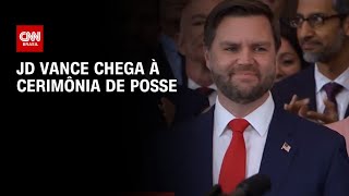 JD Vance chega à cerimônia de posse | CNN NA POSSE DE TRUMP