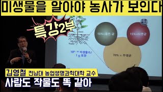 [한국농수산TV] 미생물을 알아야 농사가 보인다!! 전남대 농생명과학대학 김영철 교수특강 2부  PPT받기 아래~