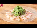 【イタリアン】旬魚を使って♬タイのカルパッチョ ~ sea bream carpaccio 【魚の捌き方】【料理レシピはparty kitchen🎉】