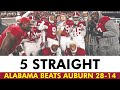 5 STRAIGHT! Alabama Football Beats Auburn 28-14 In The 2024 Iron Bowl | Instant Reaction