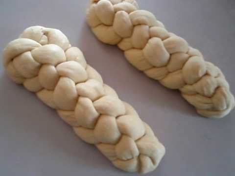 How To Braid 6-strand Challah Bread - YouTube