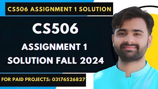 CS506 Assignment 1 100% Correct Solution Fall 2024 BY VUBWN | CS506 Assignment 1 Solution Fall 2024