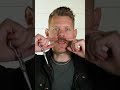 How To Trim A Cop Style Mustache (The Chevron) #Shorts