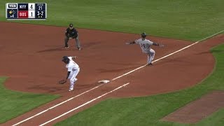 NYY@BOS: Castro plates Gardner with infield knock