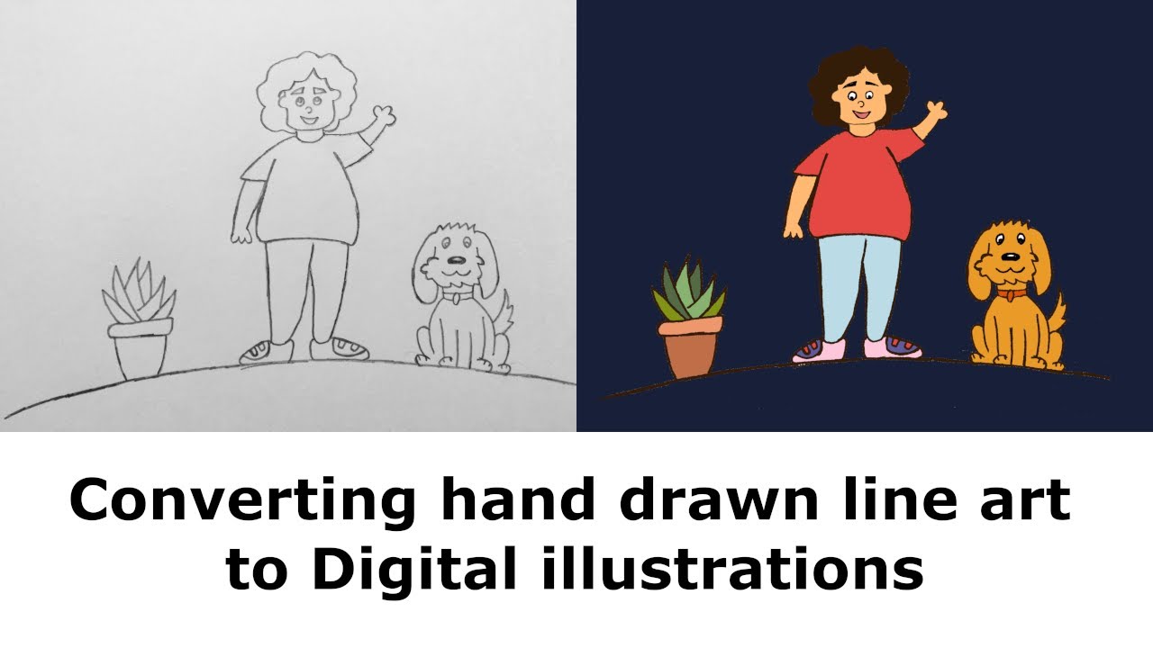 How To Convert Paper Drawing To Digital At Kathaleen Velasquez Blog