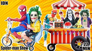 Spider-man dan JOKER menyelamatkan anak yang diculik (Aksi Kehidupan Nyata)