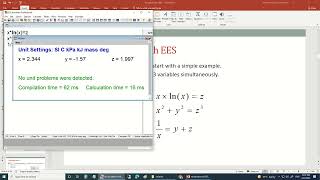 Module-1: Introduction to EES