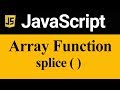 splice Method in JavaScript (Hindi)