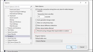 SQL Server: Fix “Saving Changes Is Not Permitted” Error – Quick Solution 🔥