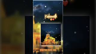 Kedarnath Status 4k 🌹| 4k Full Screen Kedarnath Status 😍 | Kedarnath Temple Special Status 🙏
