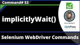 implicitlyWait() Command - Selenium WebDriver