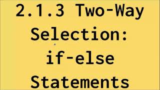 Boolean Expressions and if else Statements (Java) - AP Computer Science A